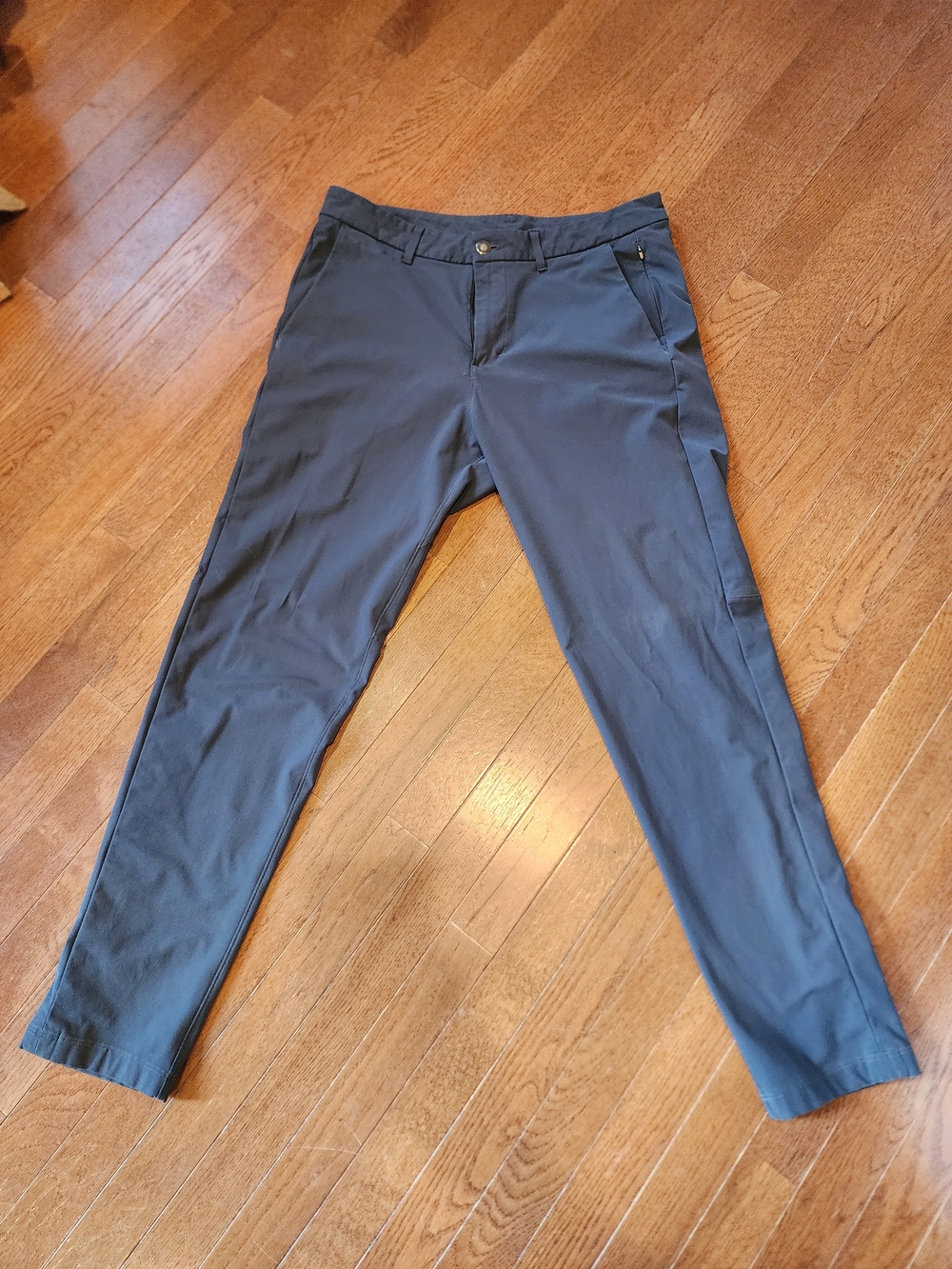 lululemon athletica Men's Dark Blue Chino-Style Performance Pants
